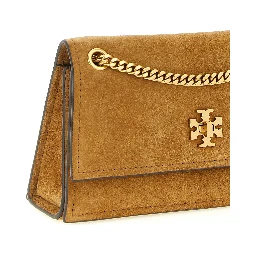 Brown Calfskin Shoulder Bag