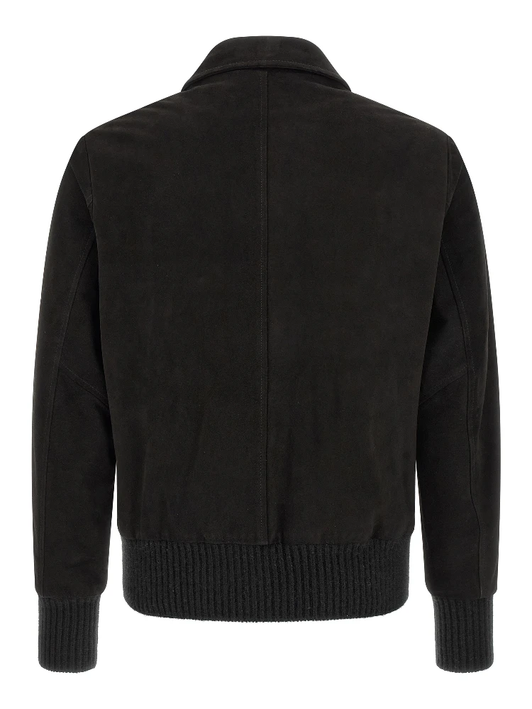 Black Lamb Leather Leather Jacket alternative