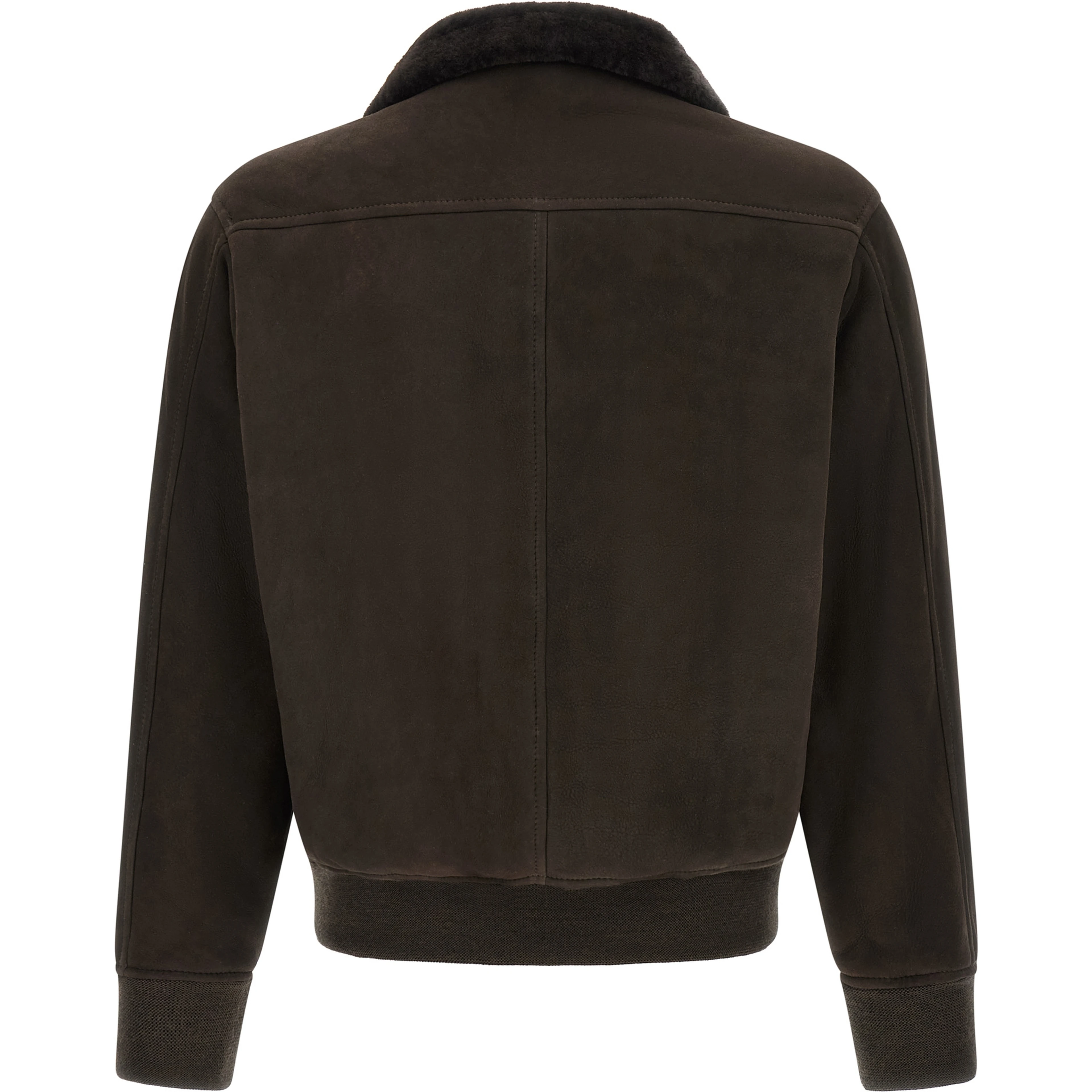 Brown Lamb Leather Leather Jacket