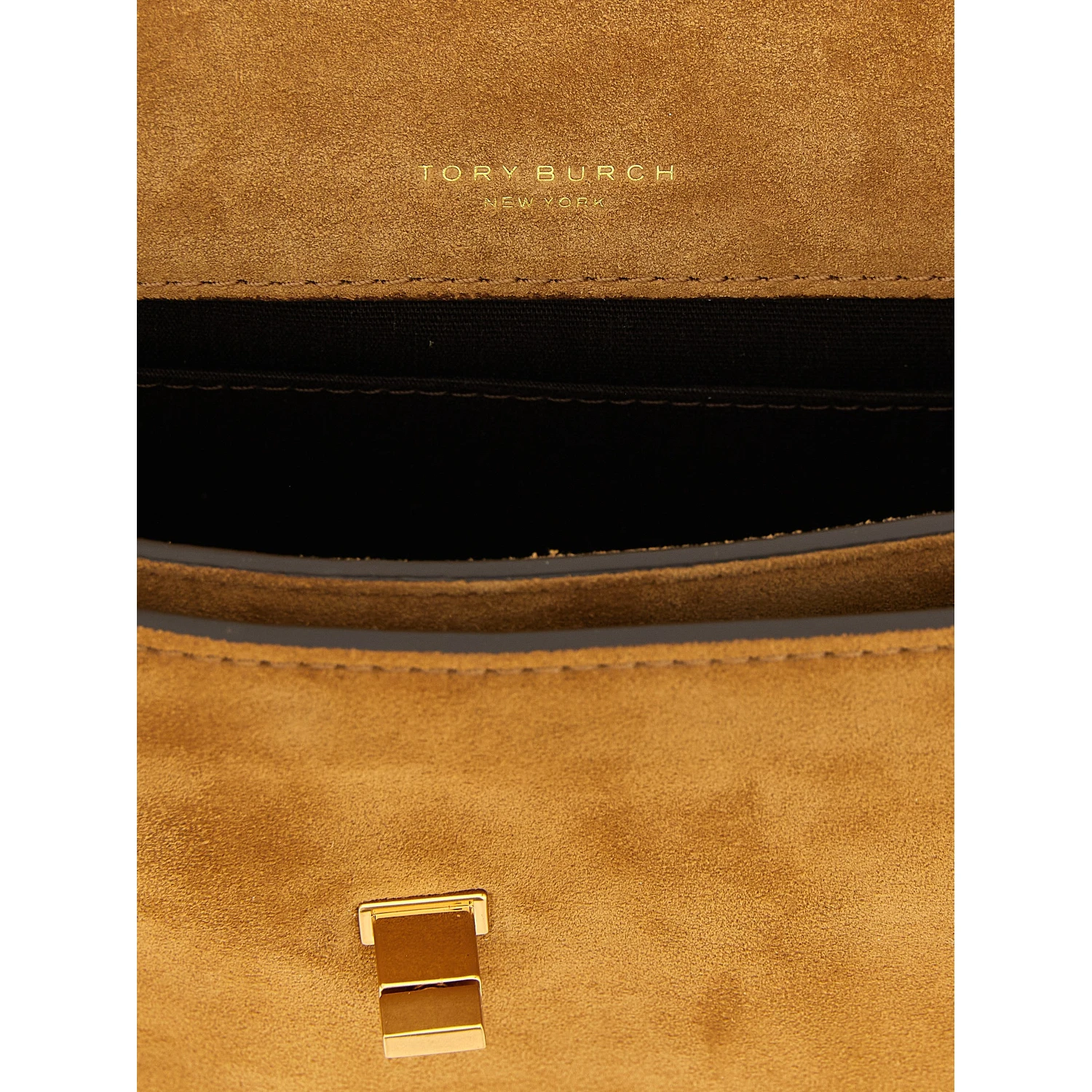 Brown Calfskin Shoulder Bag