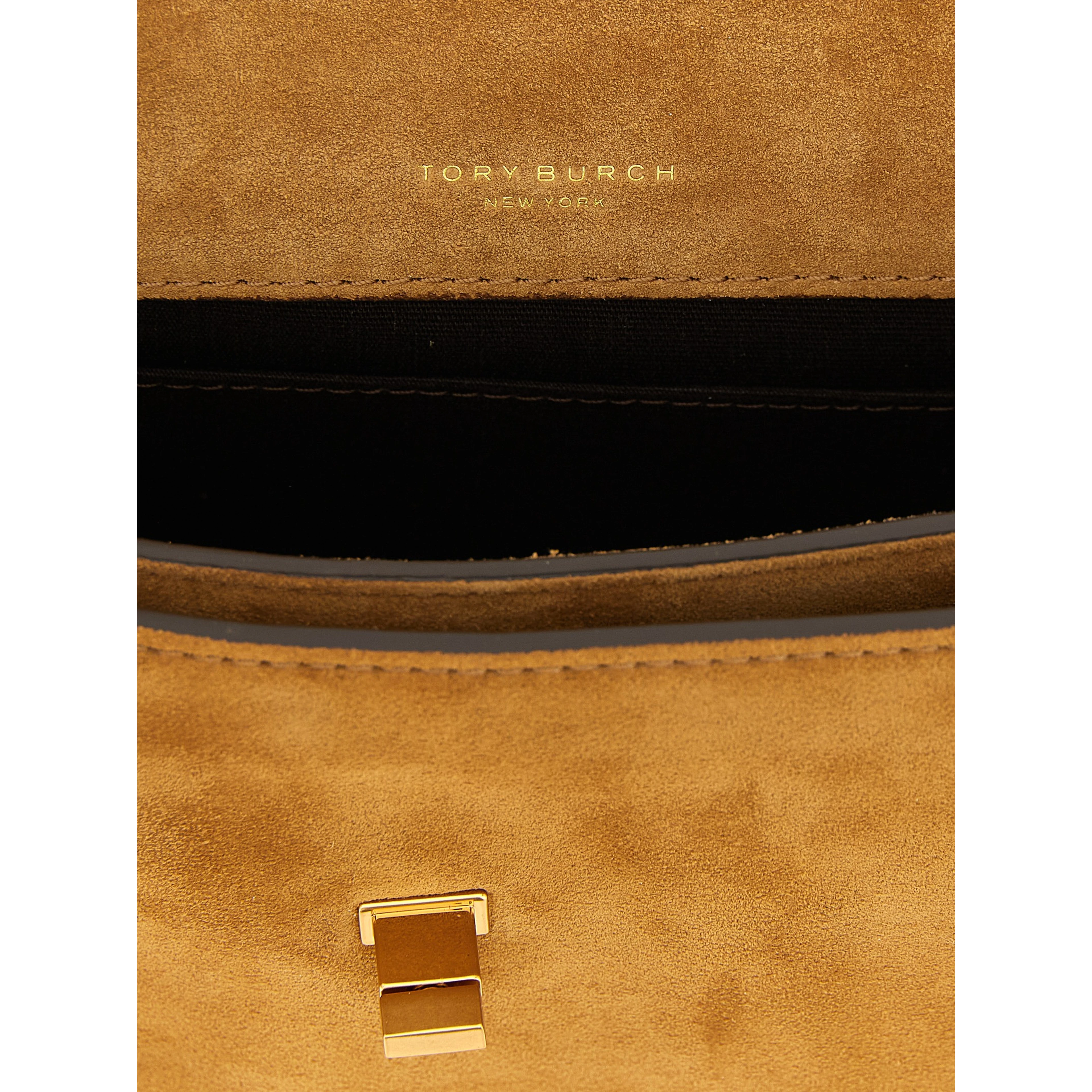 Brown Calfskin Shoulder Bag