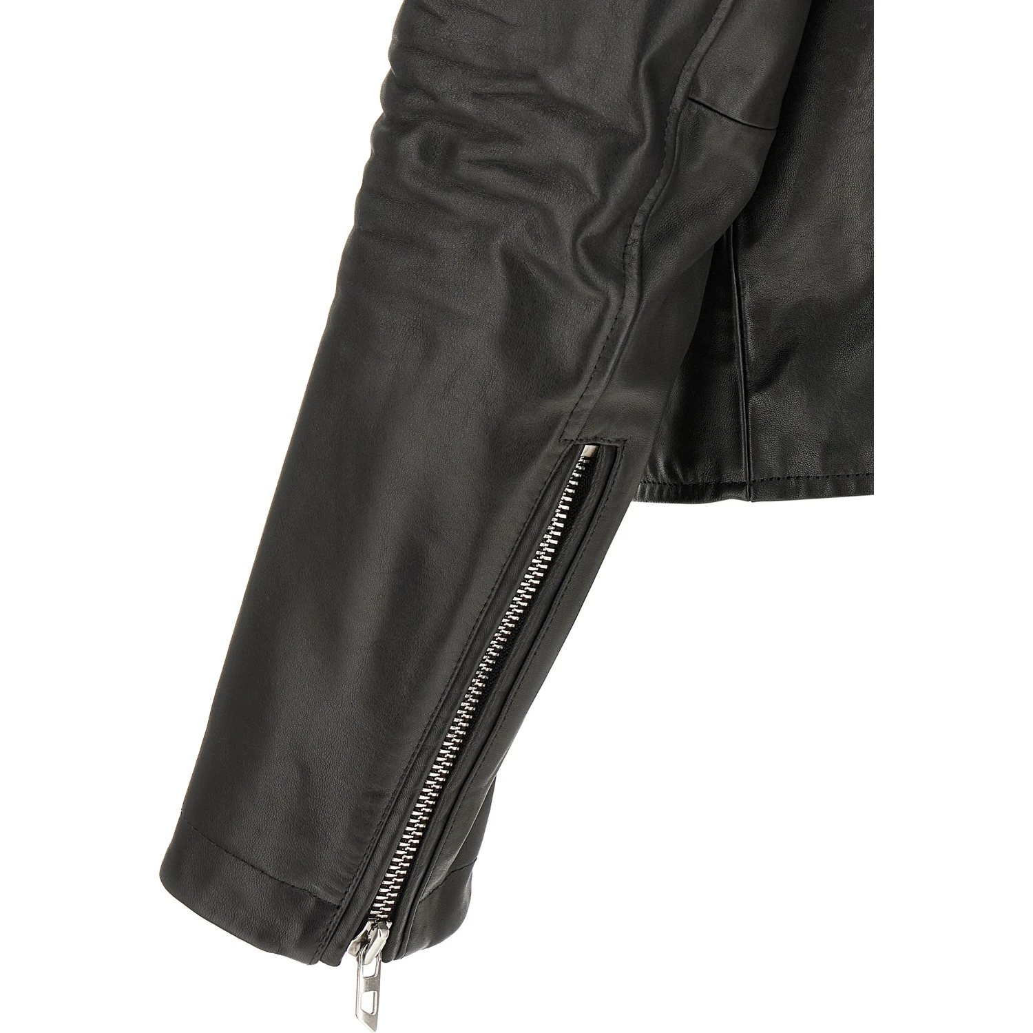 Black Cowhide Leather Jacket