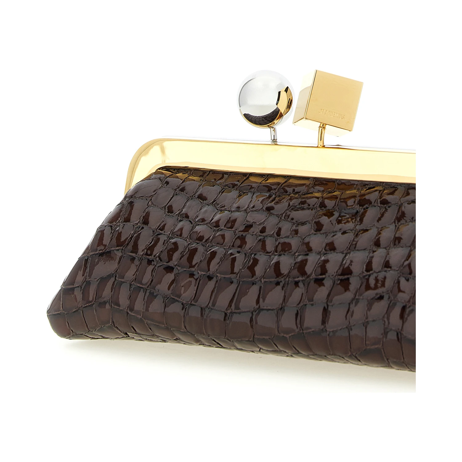 Brown Goatskin Clutch Bag