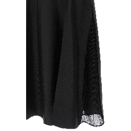 Black Silk Midi Dress