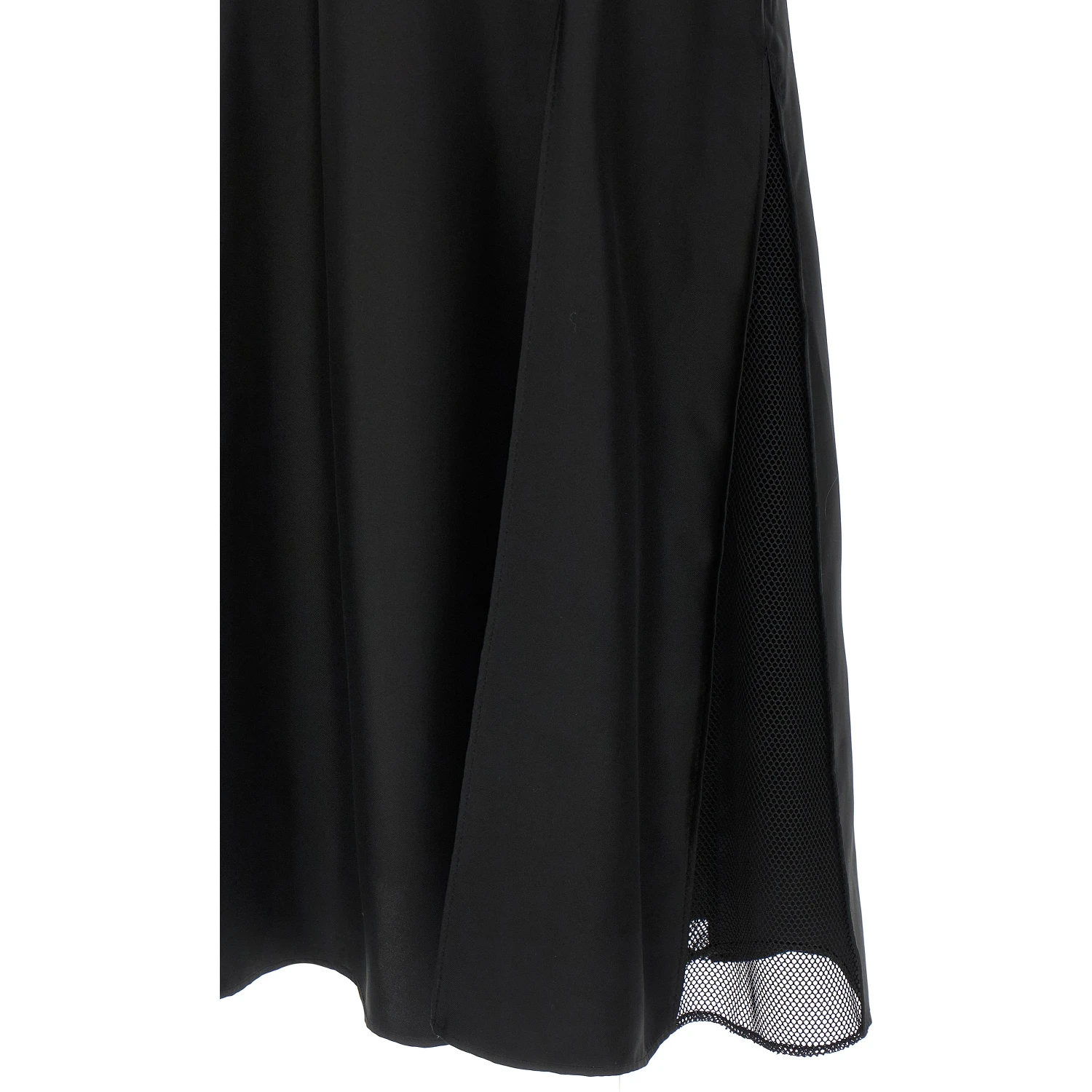 Black Silk Midi Dress