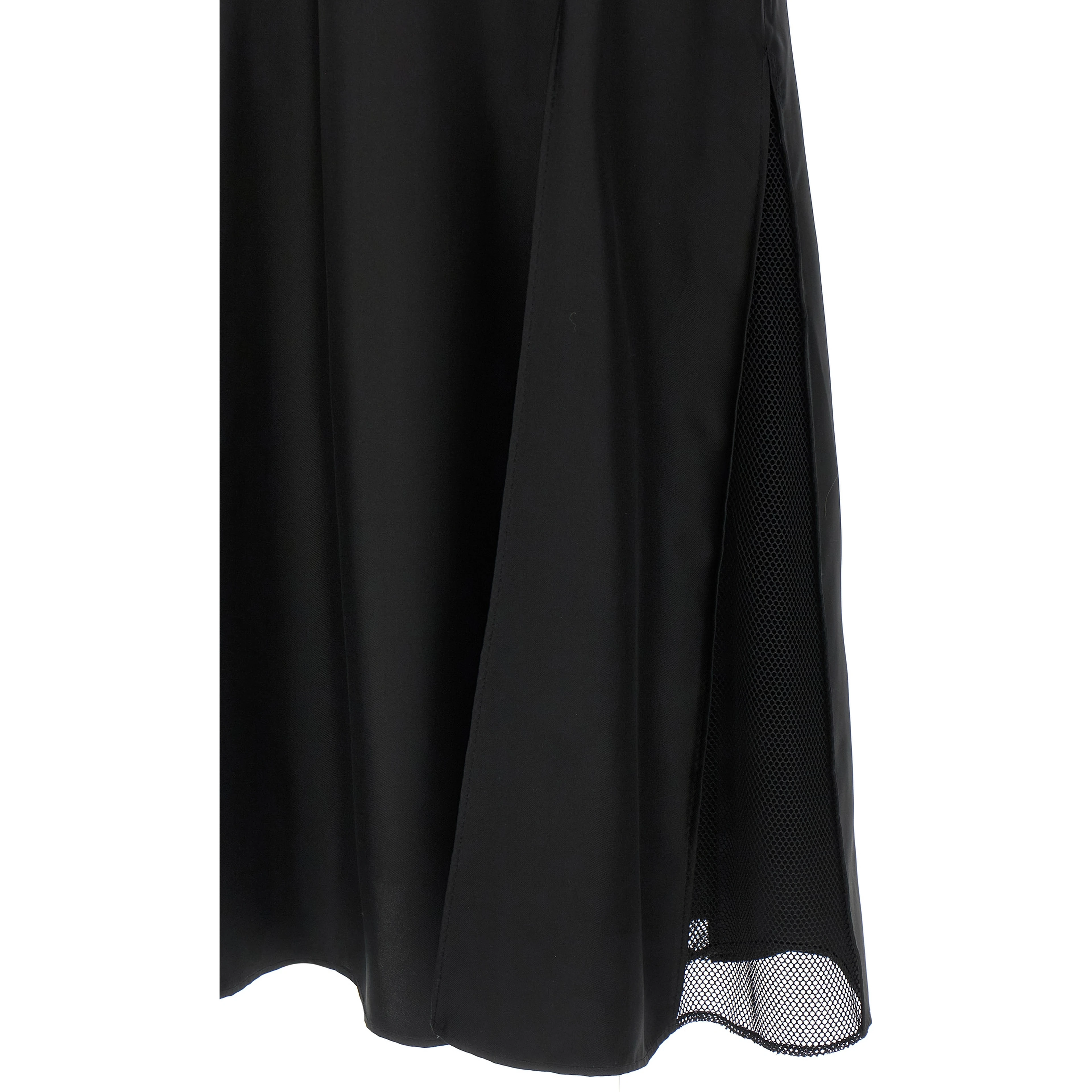 Black Silk Midi Dress