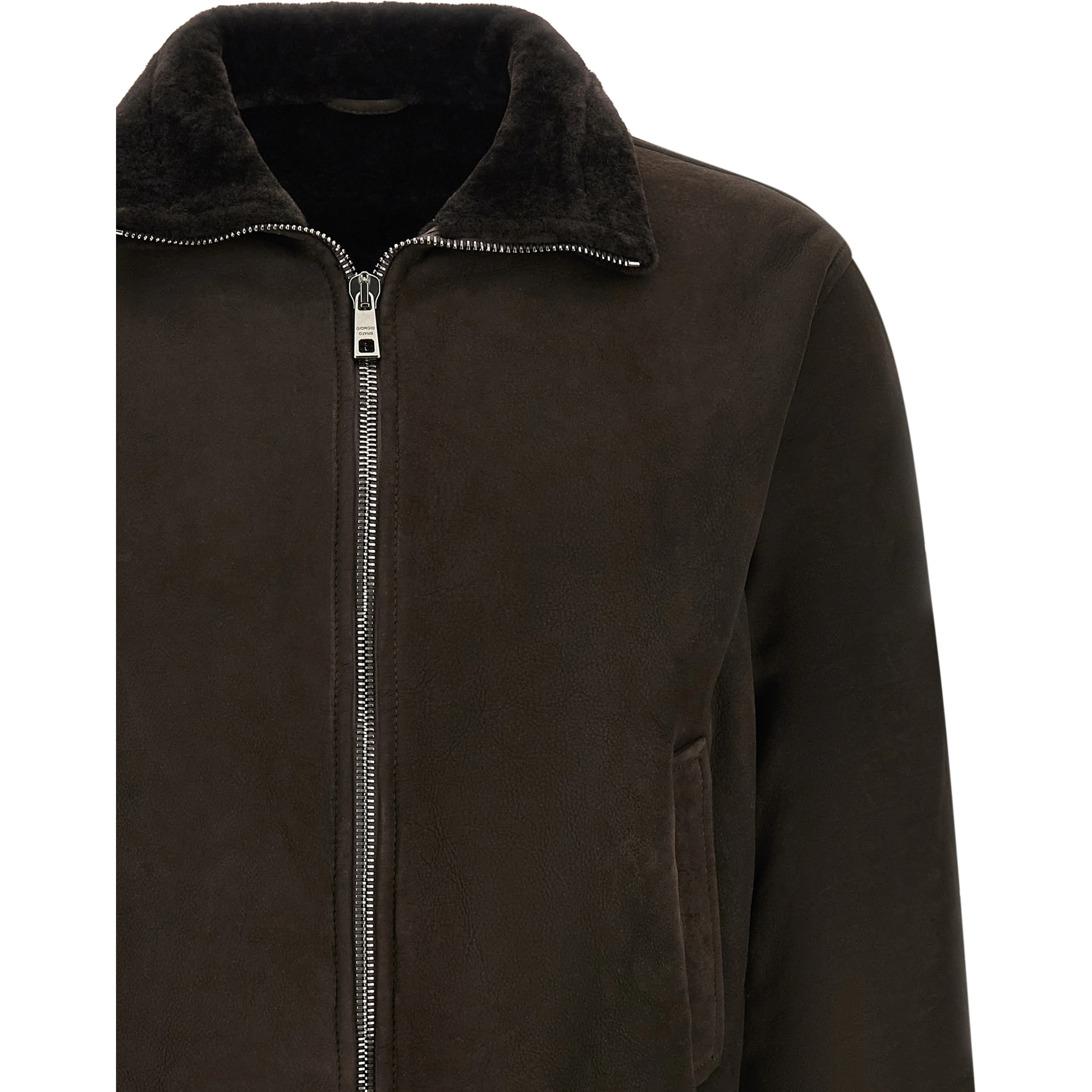 Brown Lamb Leather Leather Jacket