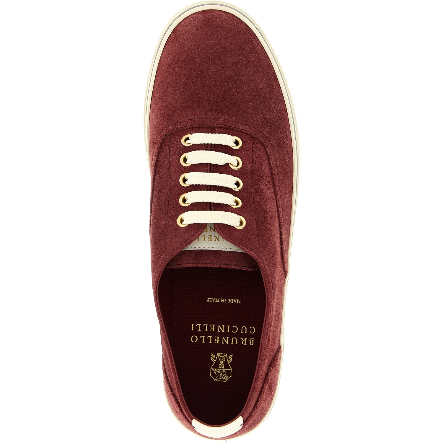 Bordeaux Calfskin Low Top Sneakers
