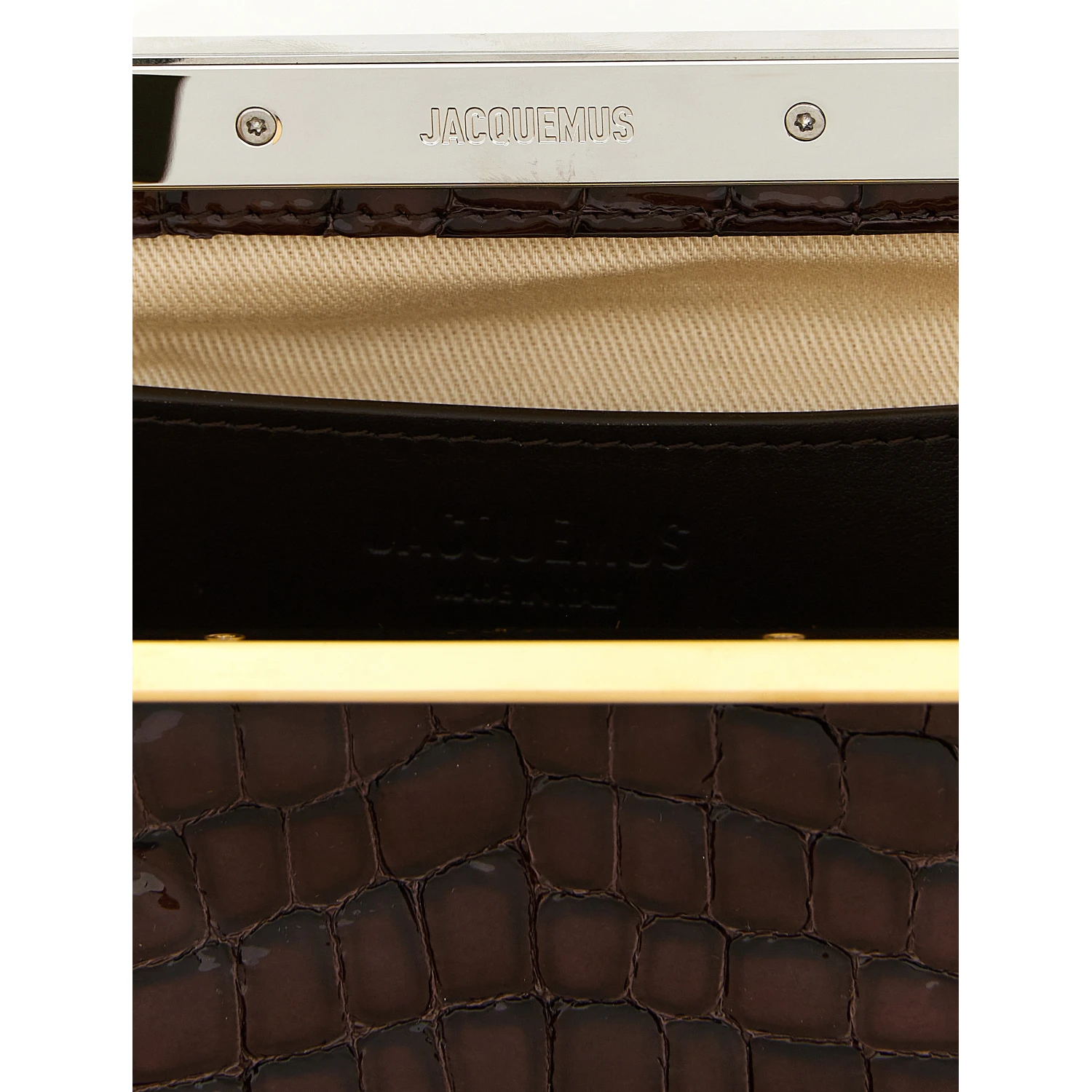 Brown Goatskin Clutch Bag
