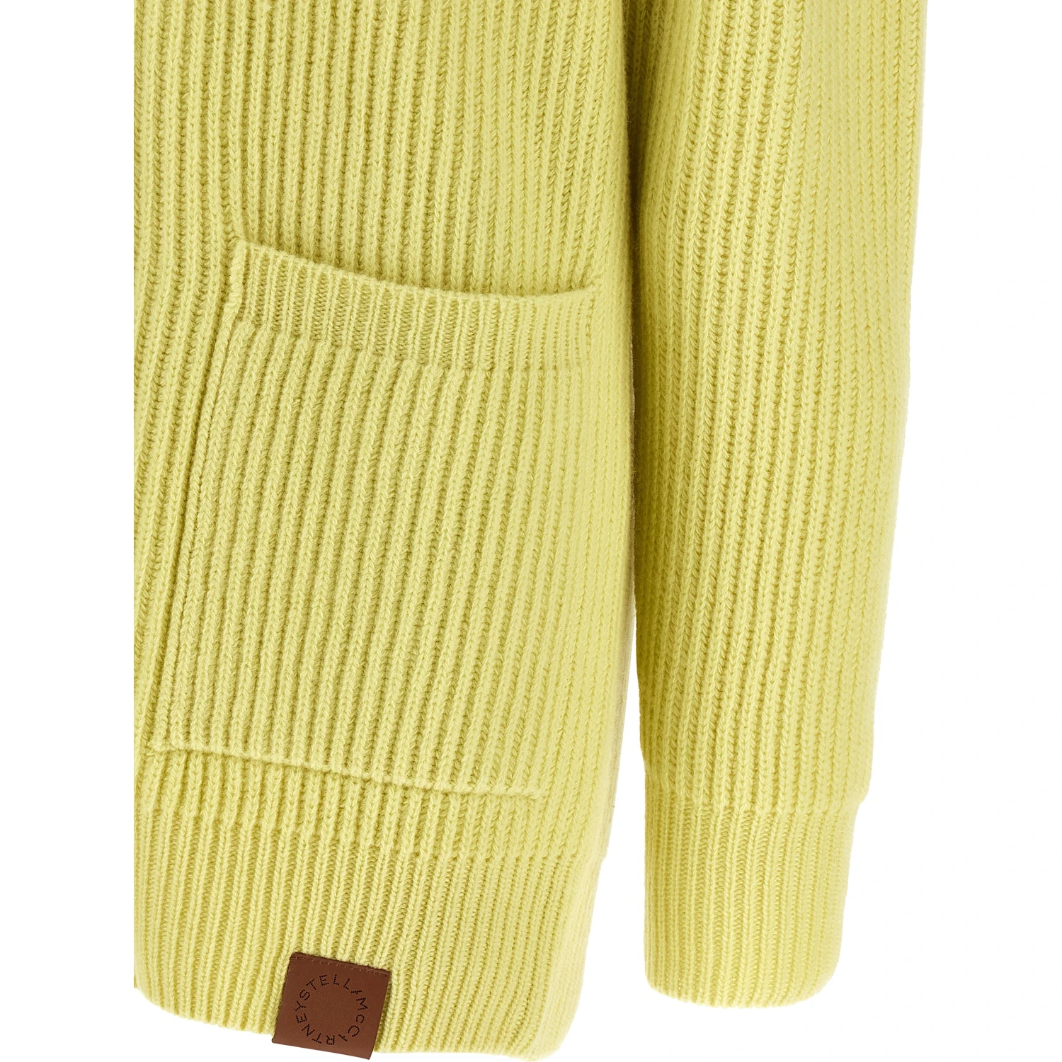 Bicolor Virgin Wool Cardigan