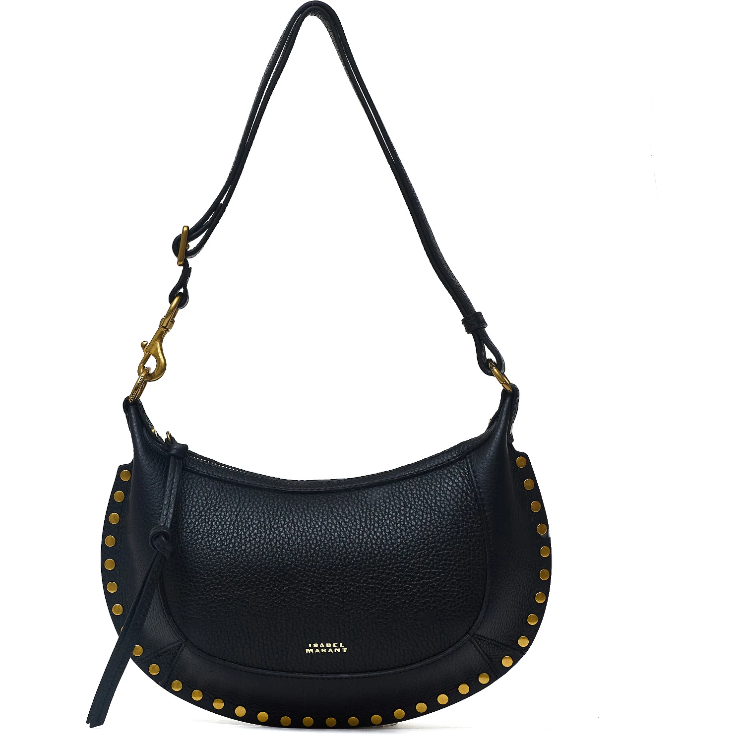Oskan Moon Grain Leather Shoulder Bag