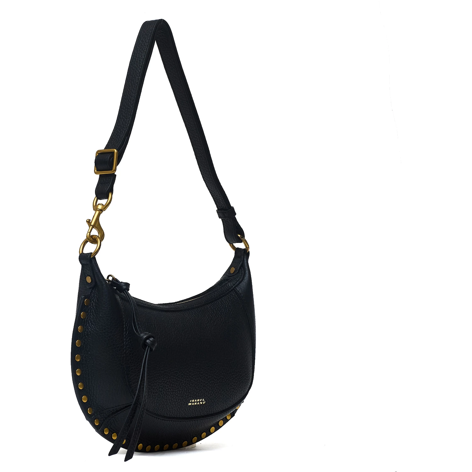 Oskan Moon Grain Leather Shoulder Bag