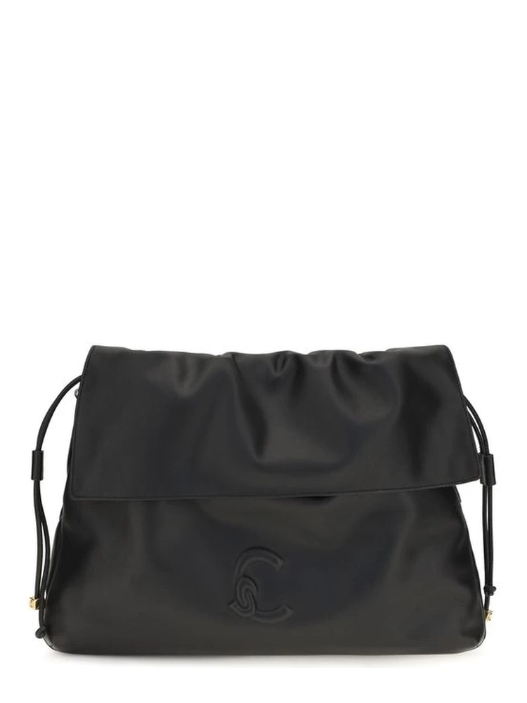 Black Calf Leather Bos Taurus Shoulder Bag