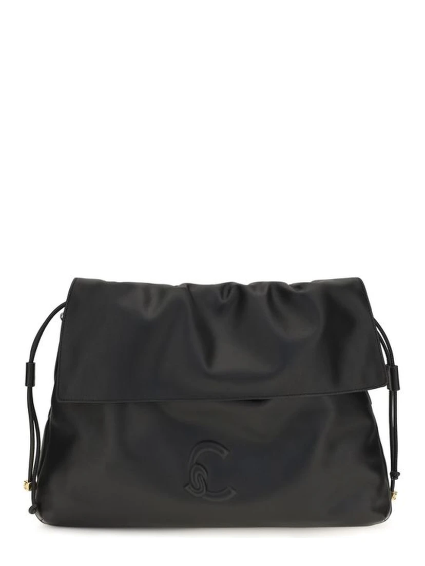 Black Calf Leather Bos Taurus Shoulder Bag