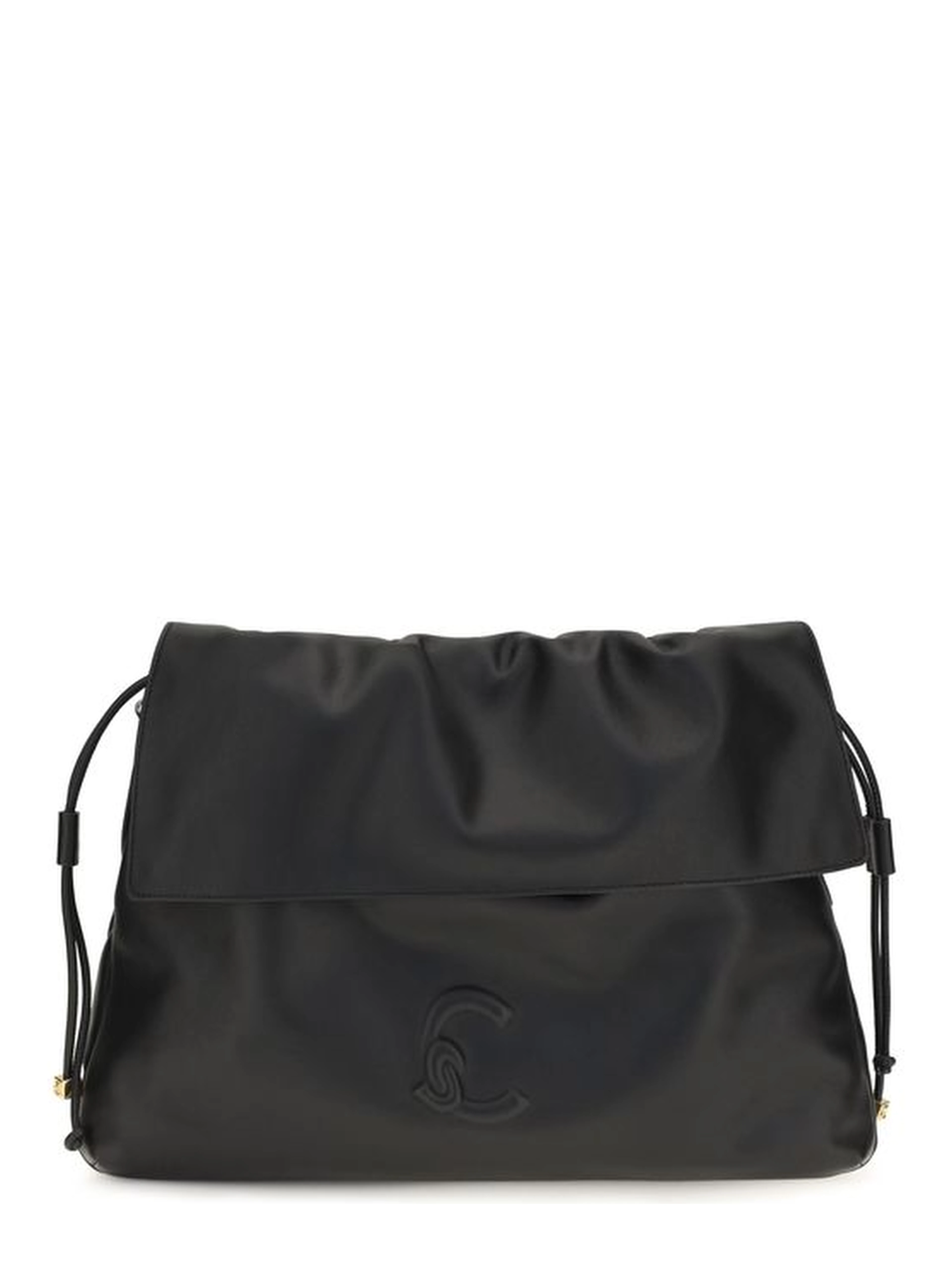 Black Calf Leather Bos Taurus Shoulder Bag