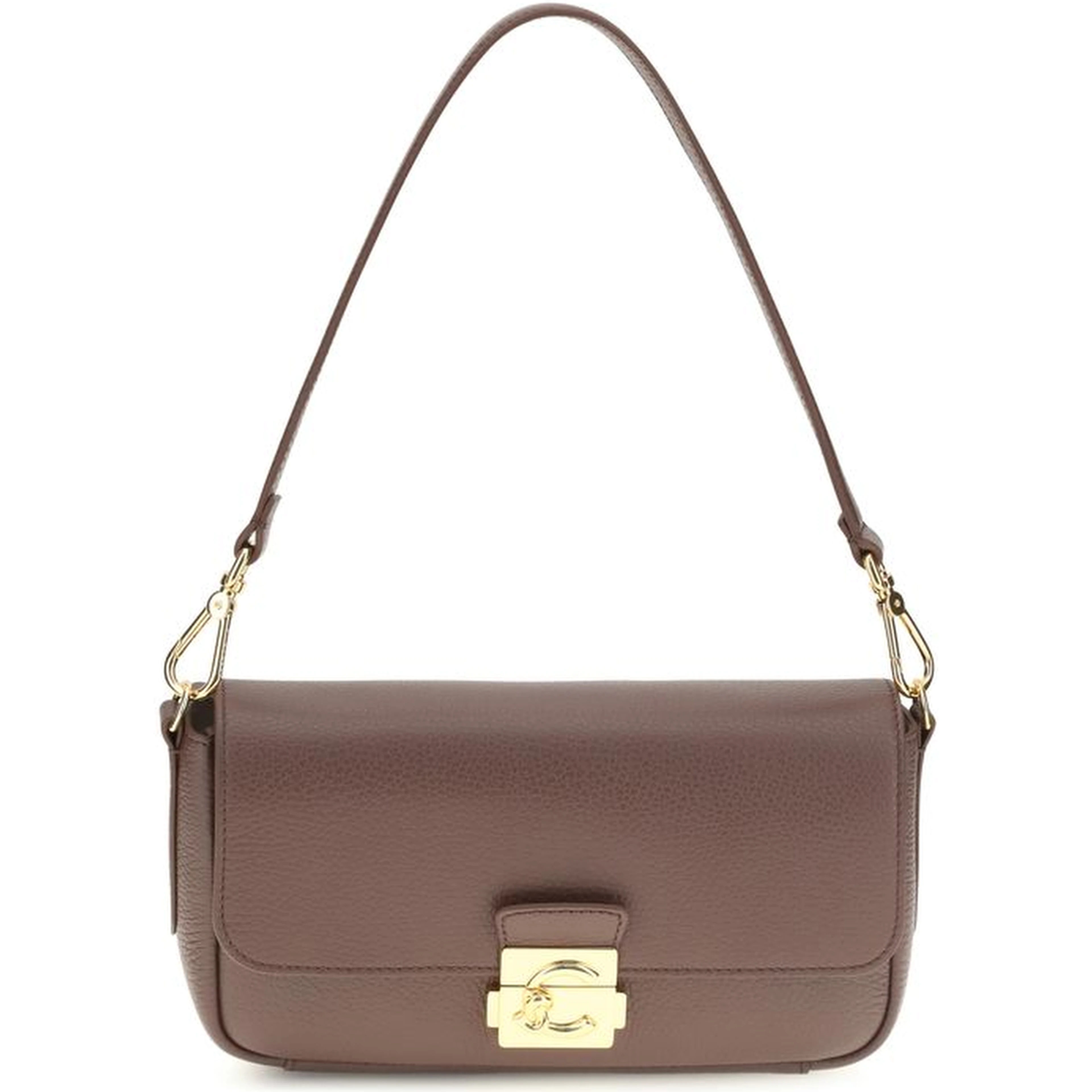 Brown Calf Leather Bos Taurus Shoulder Bag