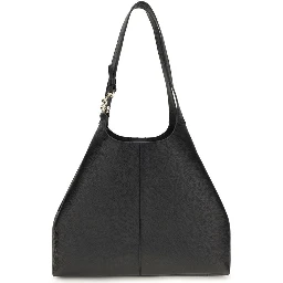 Black Calf Leather Bos Taurus Shoulder Bag