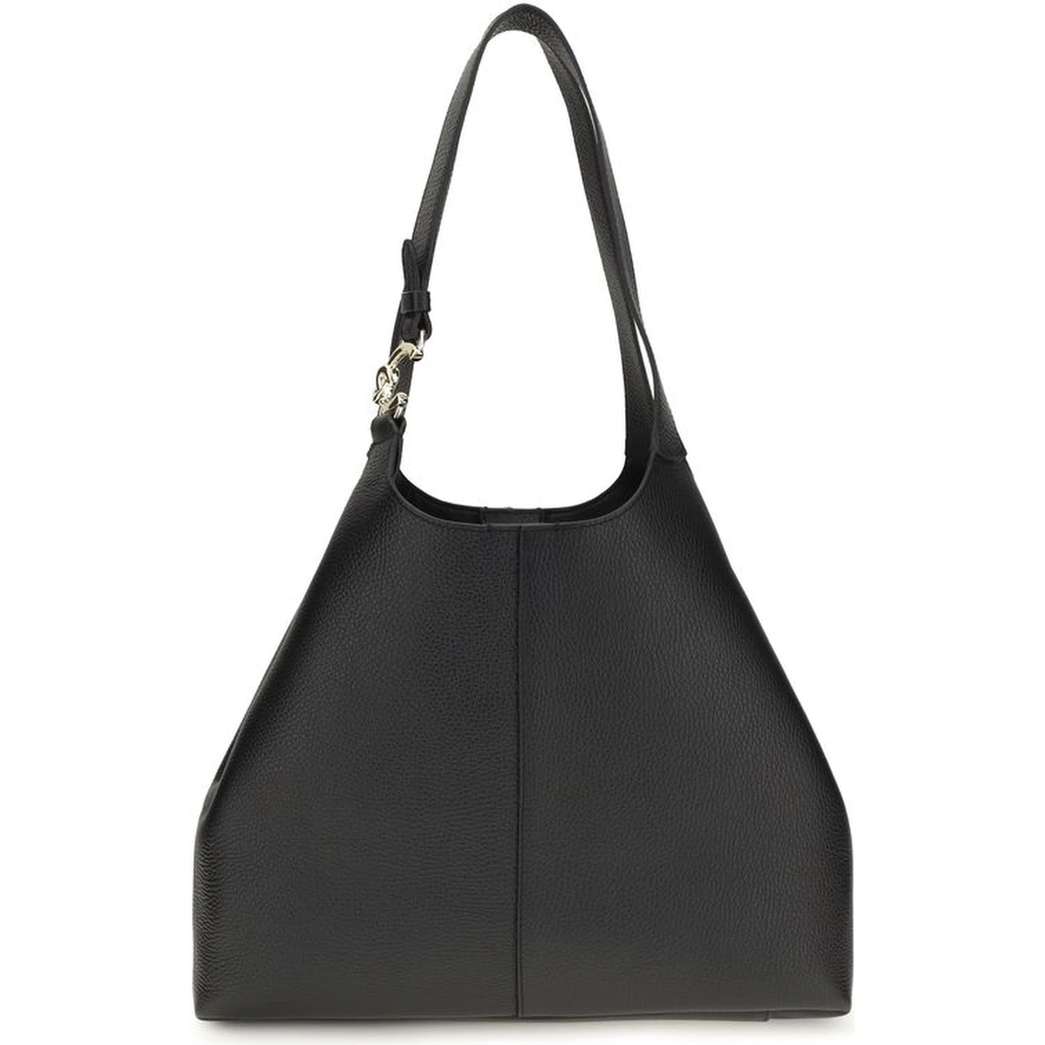Black Calf Leather Bos Taurus Shoulder Bag
