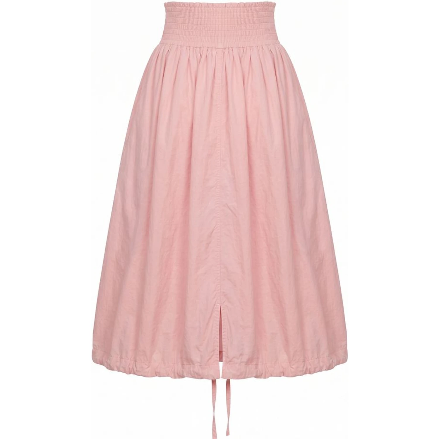 Pink Polyester Women Skirt