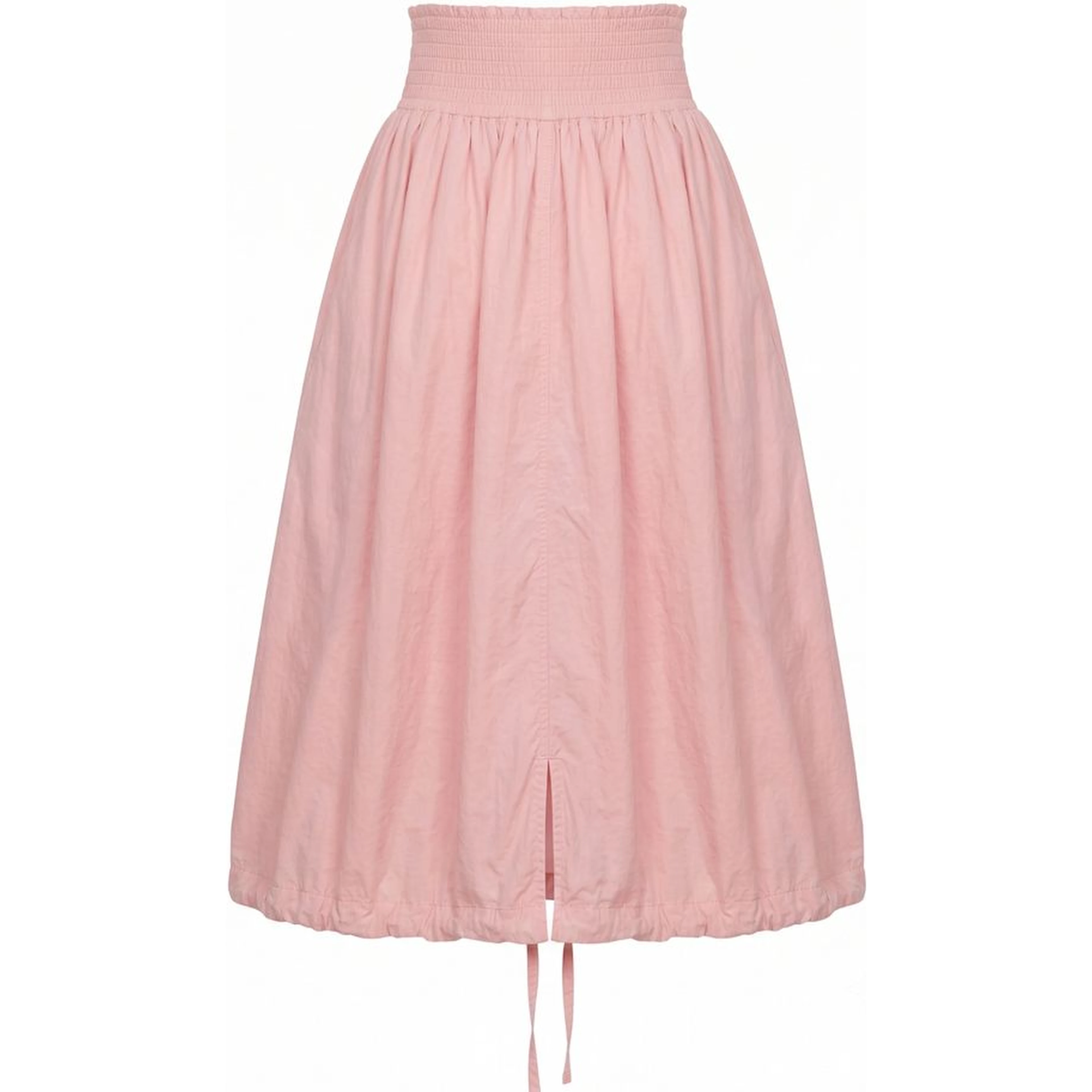 Pink Polyester Women Skirt