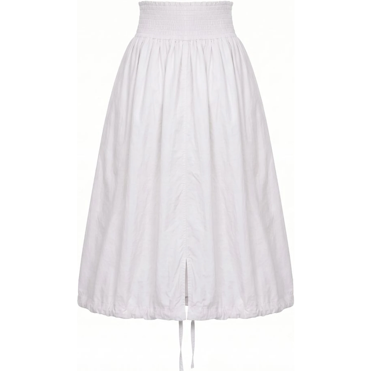 White Polyamide Women Skirt