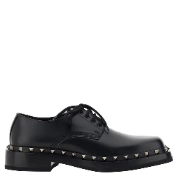 Black Calfskin Oxfords And Derbies