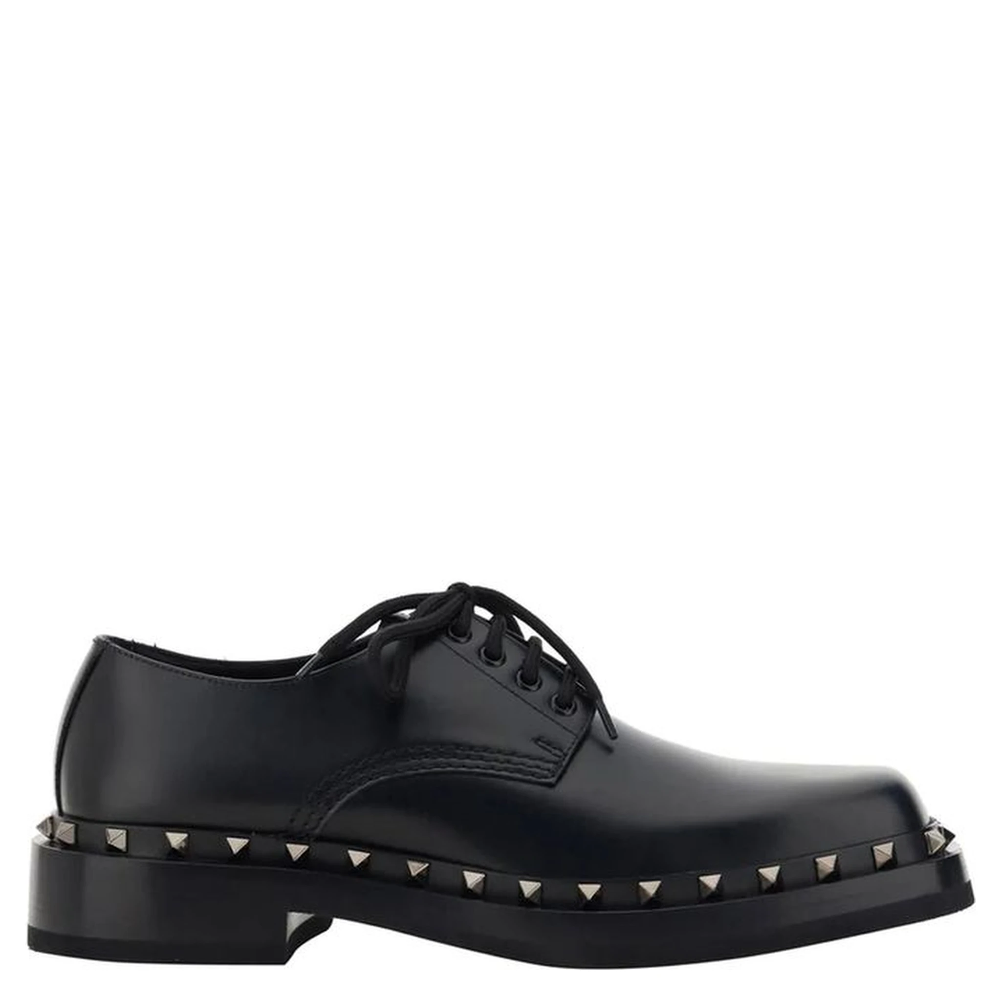 Black Calfskin Oxfords And Derbies