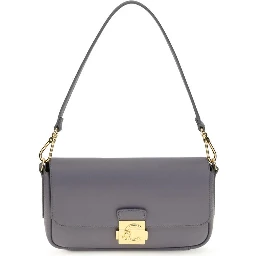 Blue Calf Leather Bos Taurus Shoulder Bag