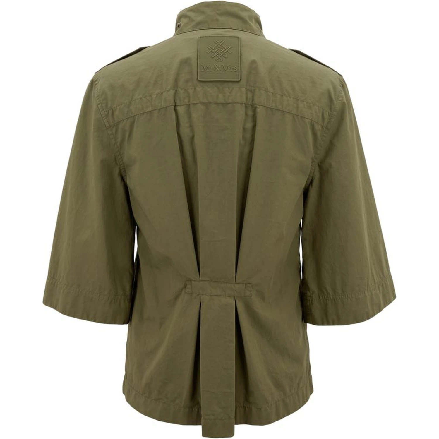 Green Cotton Women Shirt