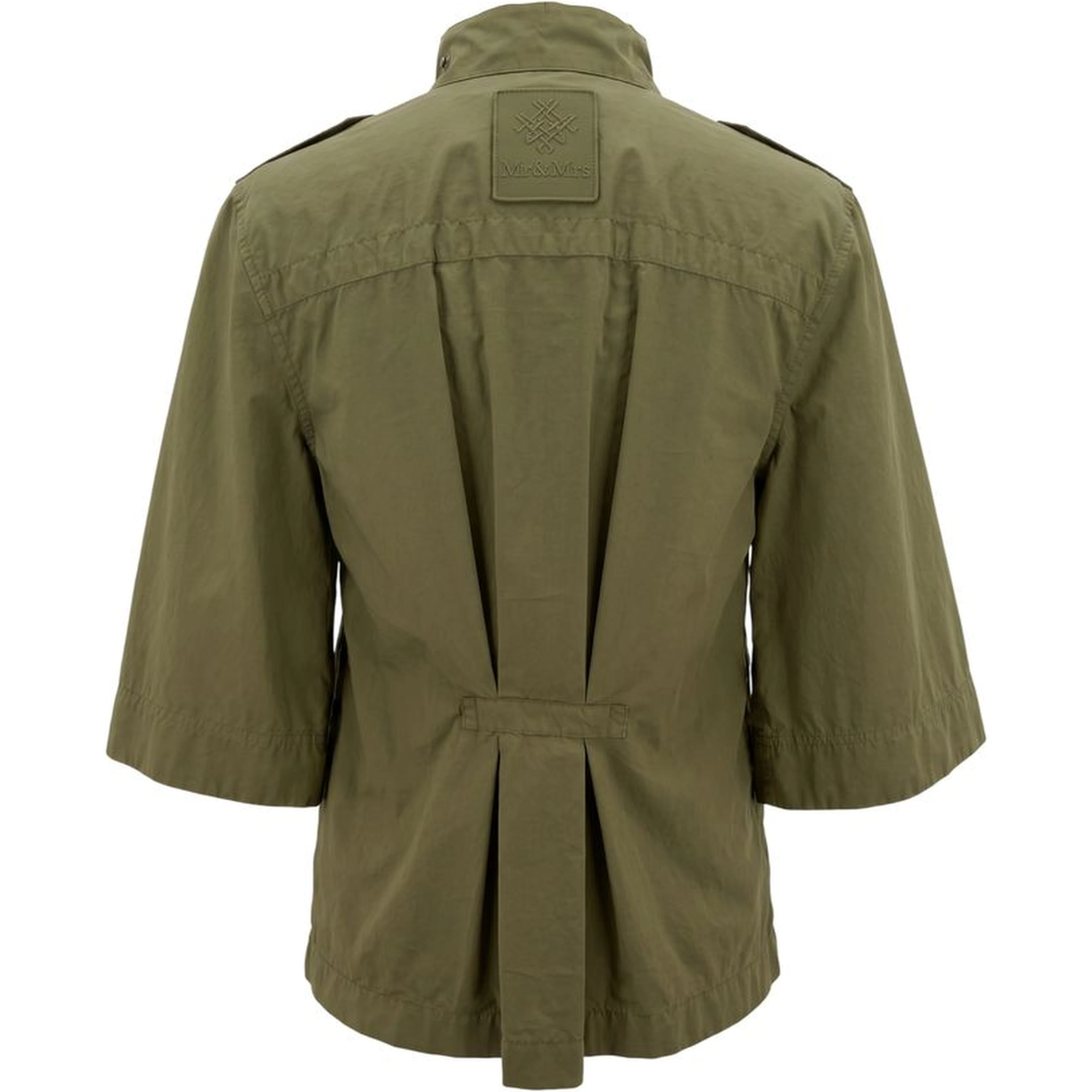 Green Cotton Women Shirt