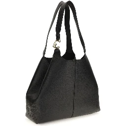 Black Calf Leather Bos Taurus Shoulder Bag