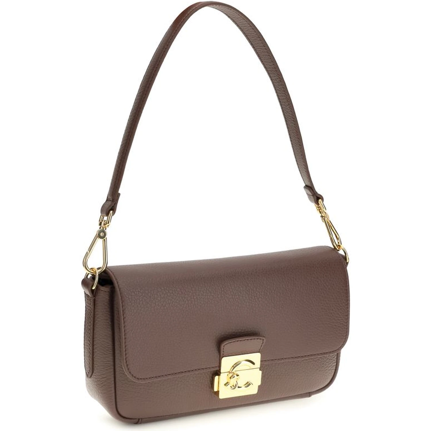 Brown Calf Leather Bos Taurus Shoulder Bag
