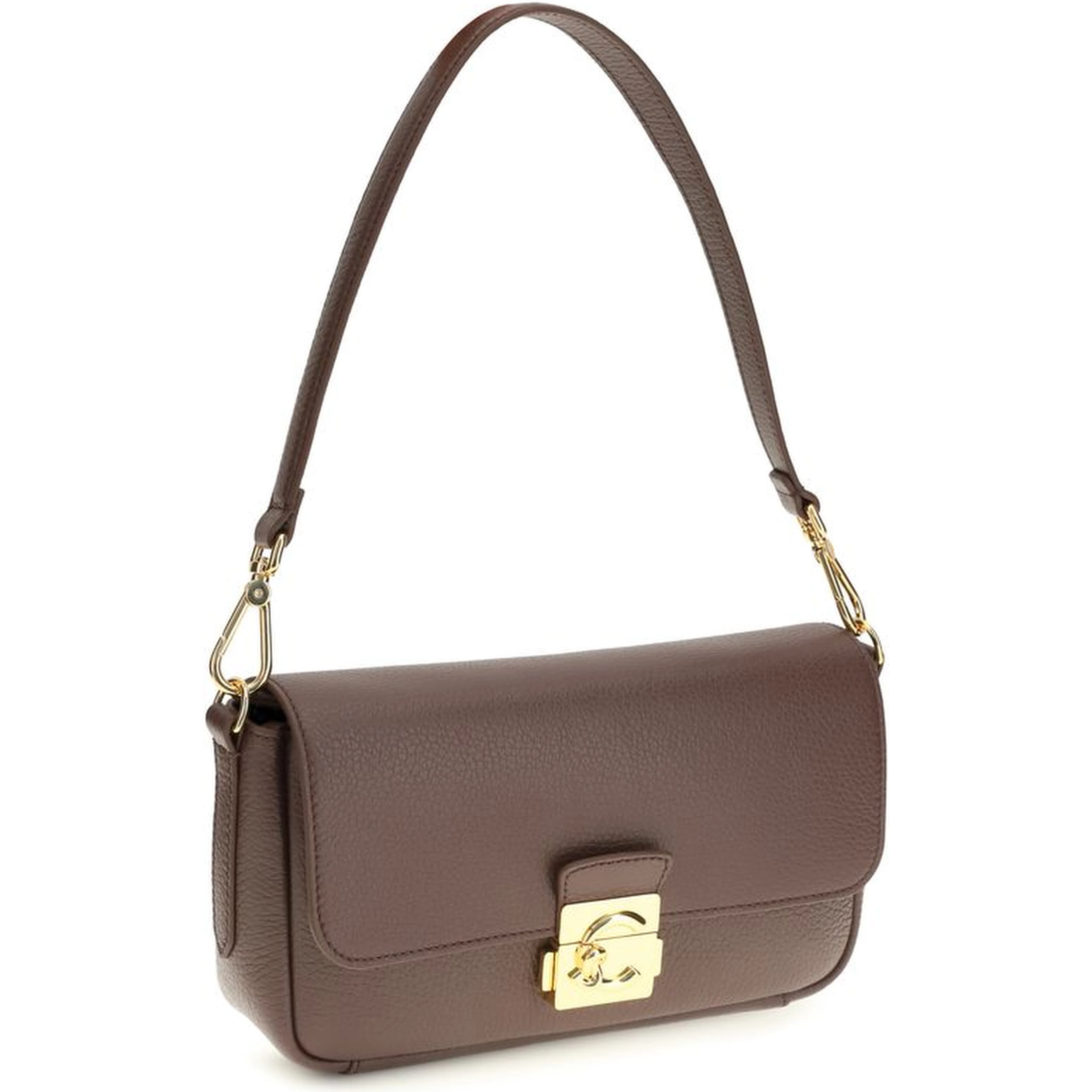 Brown Calf Leather Bos Taurus Shoulder Bag