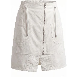 White Material Women Skirt