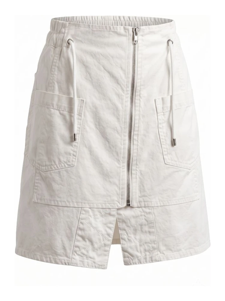 White Material Women Skirt