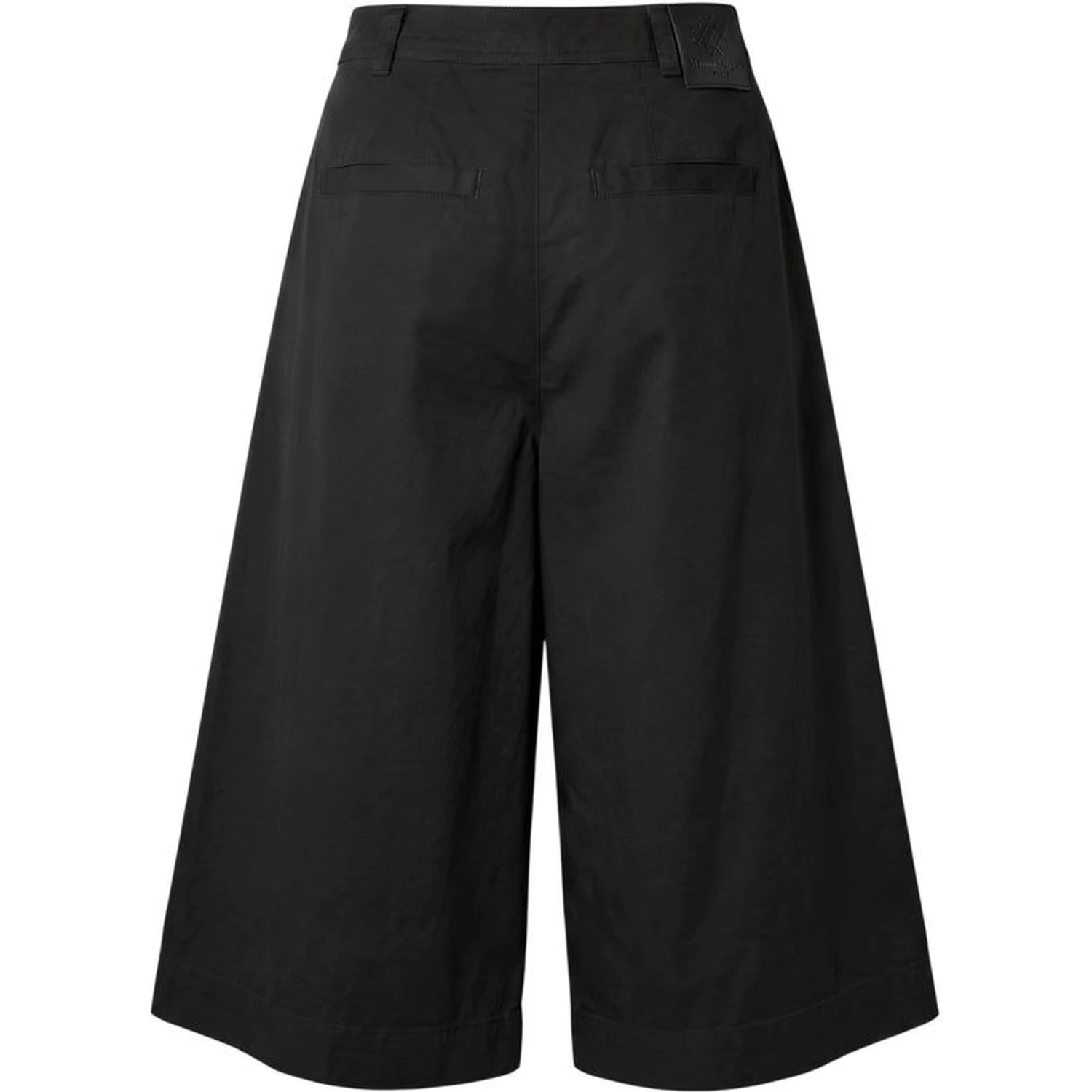 Black Cotton Women Shorts