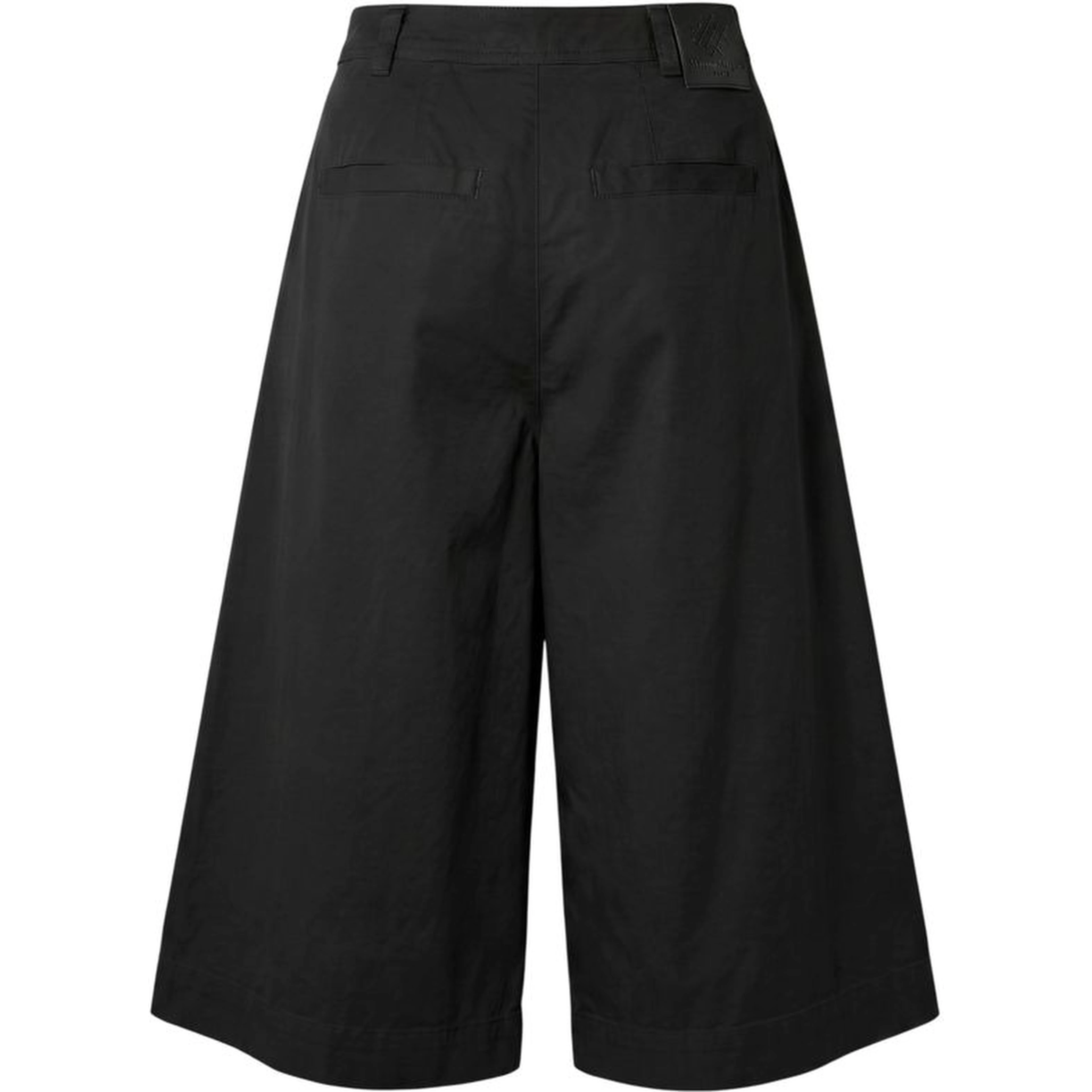 Black Cotton Women Shorts