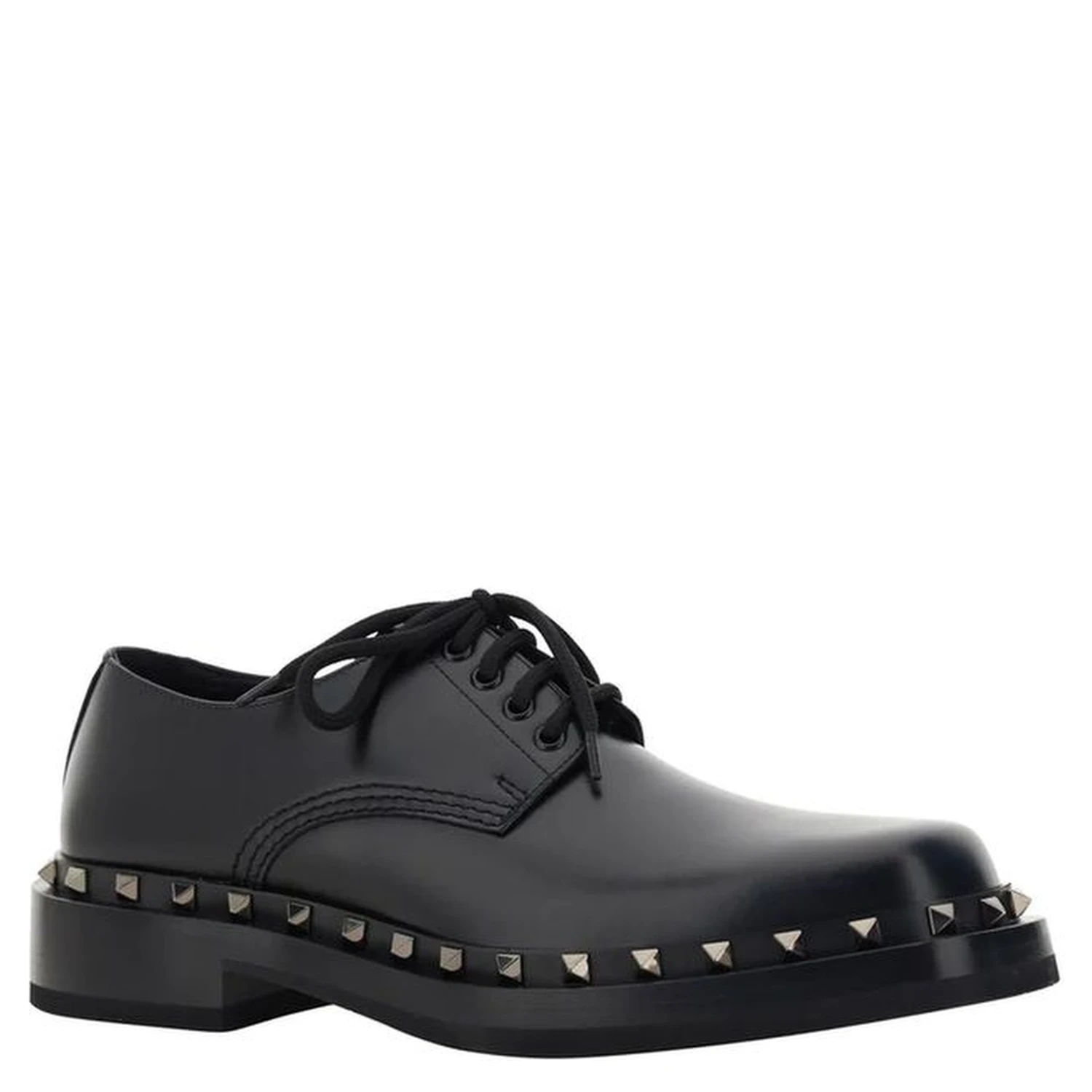 Black Calfskin Oxfords And Derbies