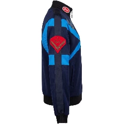 Blue Cotton Women's Sweatshirt
