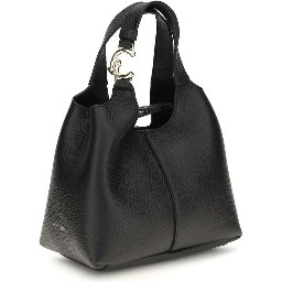 Black Calf Leather Bos Taurus Shoulder Bag