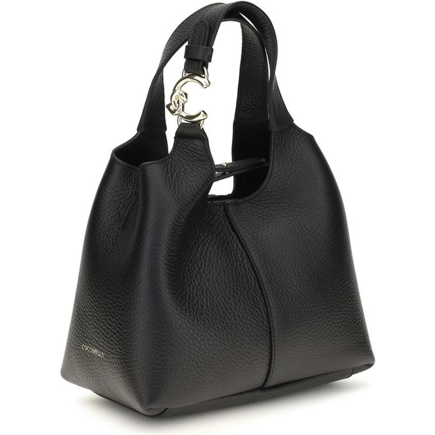 Black Calf Leather Bos Taurus Shoulder Bag