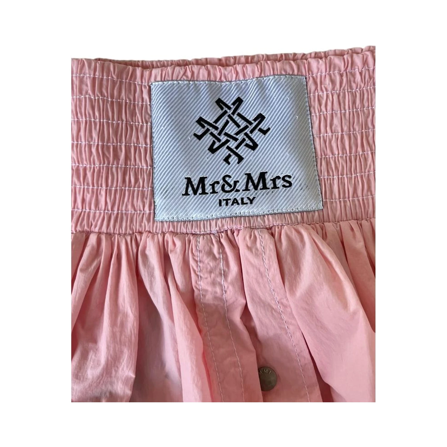 Pink Polyester Women Skirt