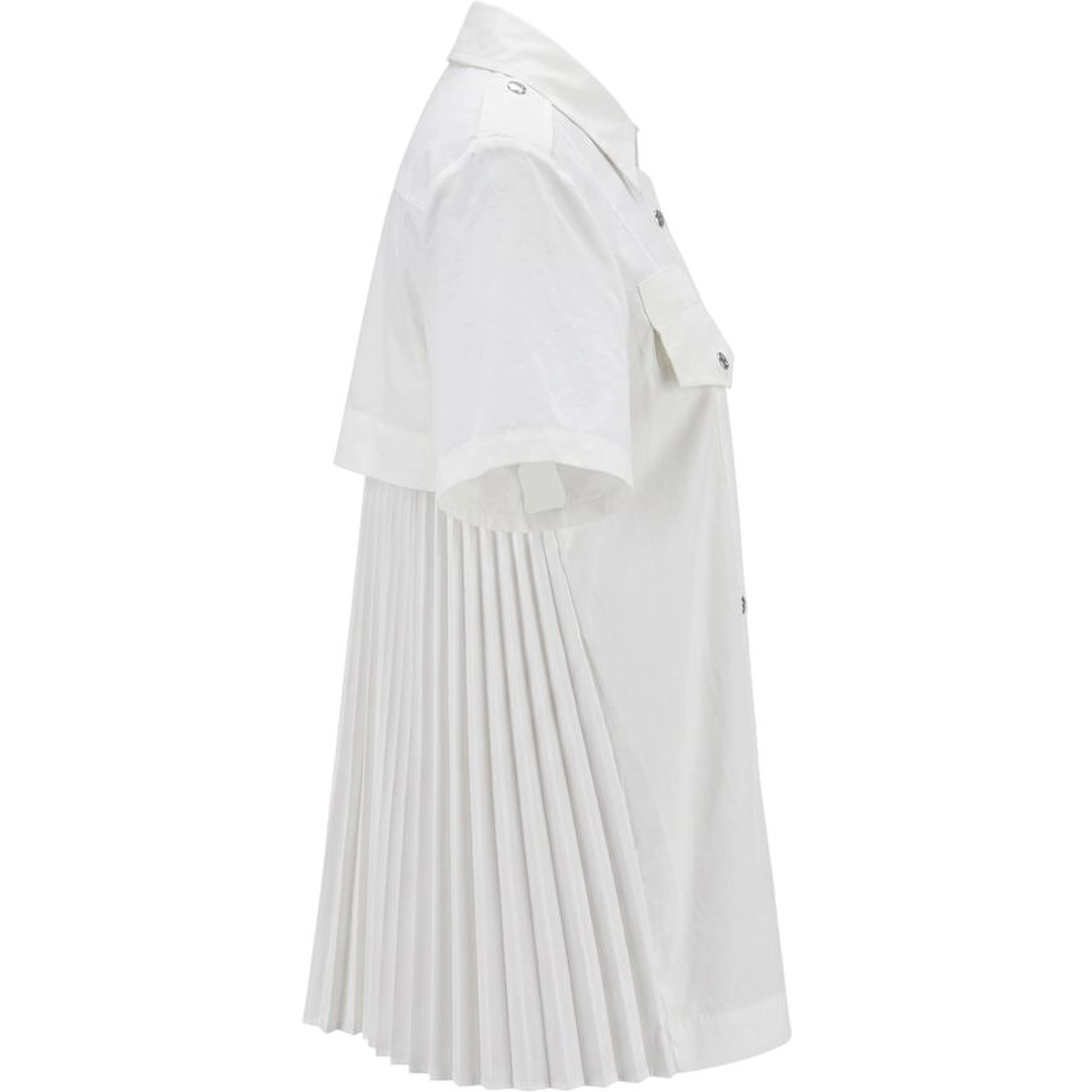 White Cotton Women Shirt