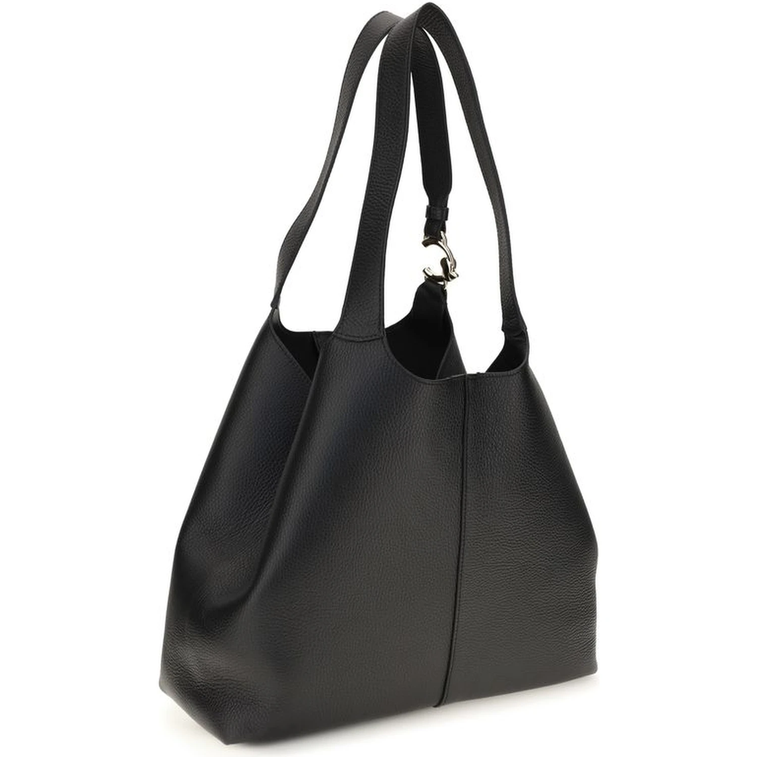 Black Calf Leather Bos Taurus Shoulder Bag
