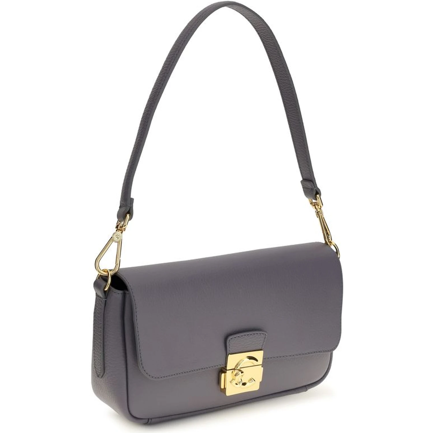 Blue Calf Leather Bos Taurus Shoulder Bag