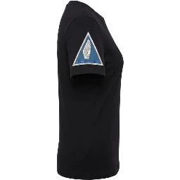 Black Cotton Women's T-shirt