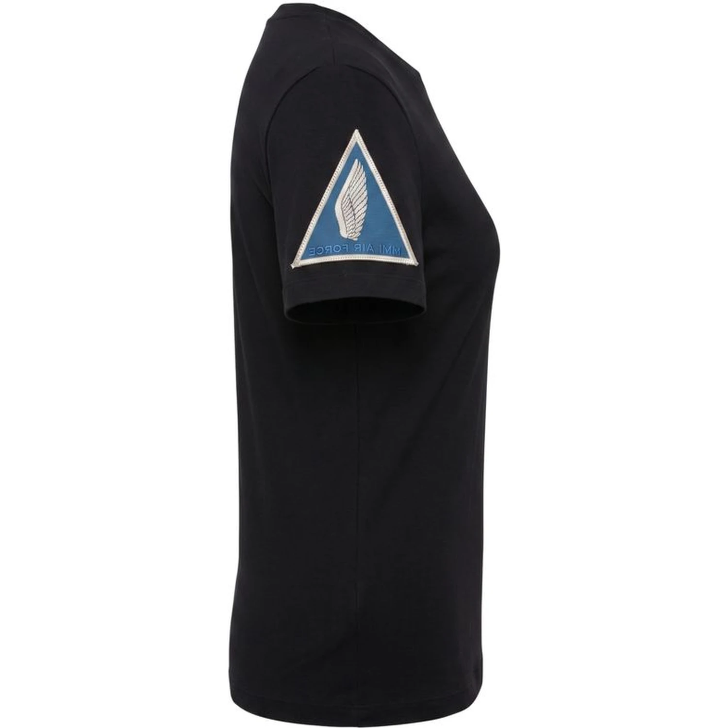 Black Cotton Women's T-shirt