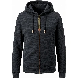 Black Cotton Women's Sweatshirt