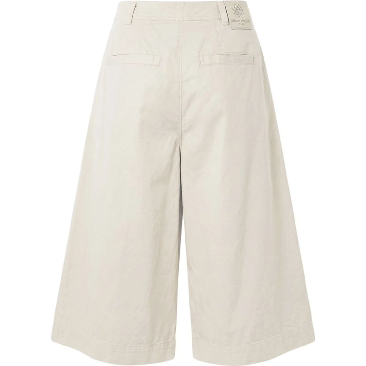 White Cotton Women's Shorts