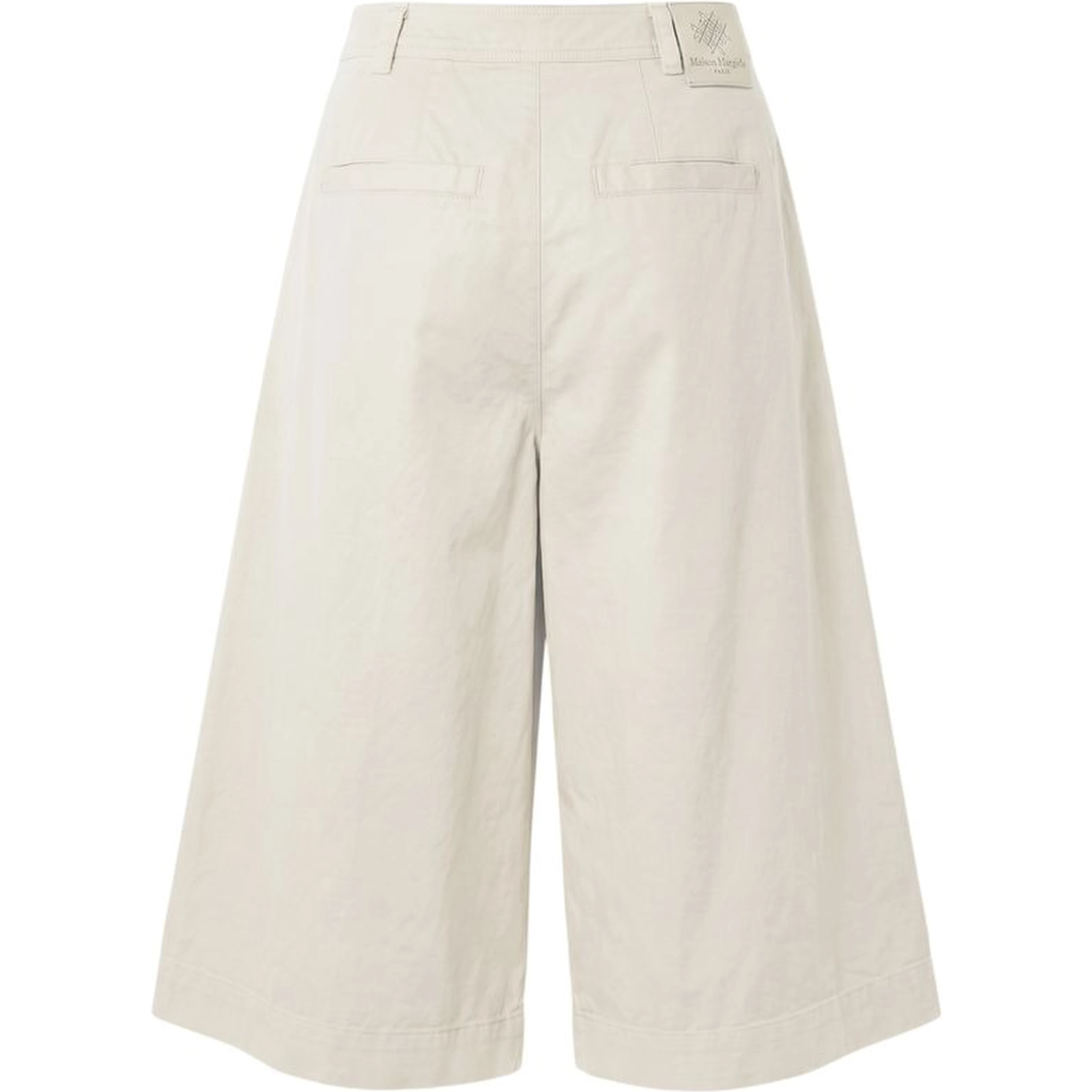 White Cotton Women's Shorts